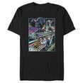 thumbnail image 1 of Men's Star Wars Speed Stripe Character Collage  Graphic Tee Black Large, 1 of 4