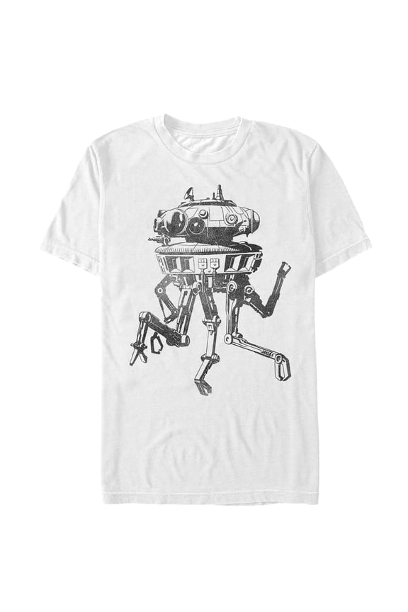 Men's Star Wars Spider Droid Graphic Tee White 3X Large