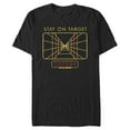 thumbnail image 1 of Men's Star Wars Stay on Target Line Graphic Tee Black X Large, 1 of 4
