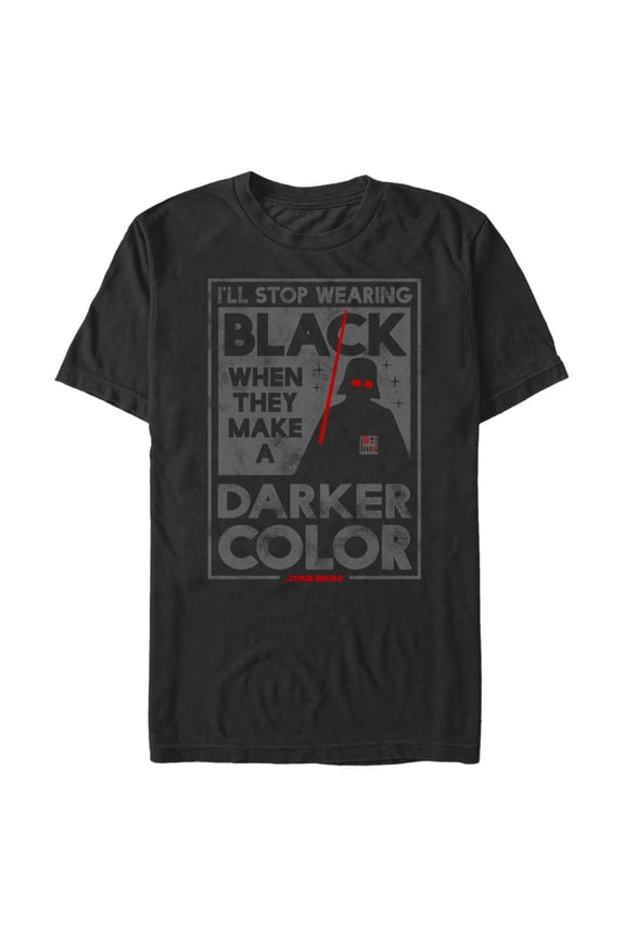Men's Star Wars Stop Wearing Darth Vader  Graphic Tee Black Small