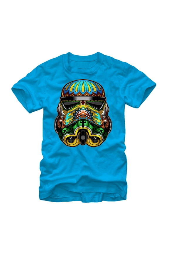 Men's Star Wars Storm Trooper Art Graphic Tee Turquoise 2X Large