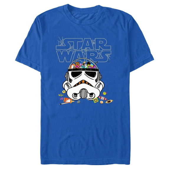 Men's Star Wars Stormtrooper Basket Graphic Tee Royal Blue Medium