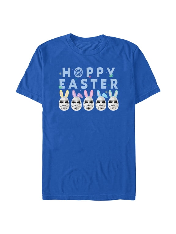 Men's Star Wars Stormtrooper Easter Eggs Graphic Tee Royal Blue 2X Large