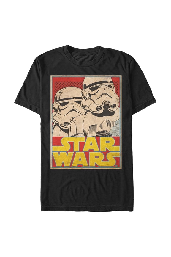 Men's Star Wars Stormtrooper Card T-shirt XX-Large Black