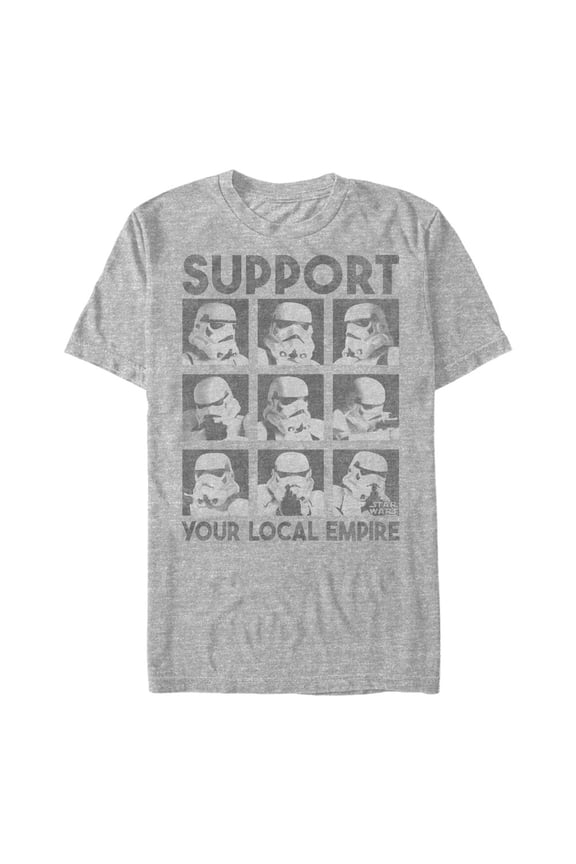 Men's Star Wars Support Your Local Empire Graphic Tee Athletic Heather Large