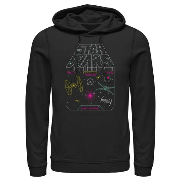 Men's Star Wars TIE Fighter and X-Wing Fighter Hope in the Galaxy  Pull Over Hoodie