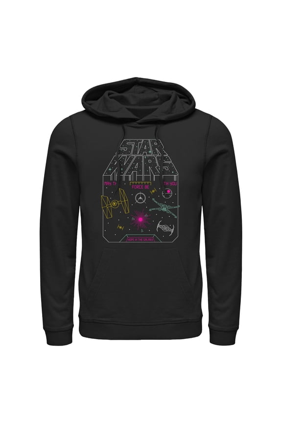 Men's Star Wars TIE Fighter and X-Wing Fighter Hope in the Galaxy  Pull Over Hoodie