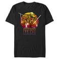 thumbnail image 1 of Men's Star Wars: Tales of the Jedi Ombre Group Graphic Tee Black Small, 1 of 5
