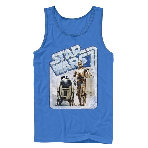 Men's Star Wars Tantive Droids  Tank Top Royal X Large