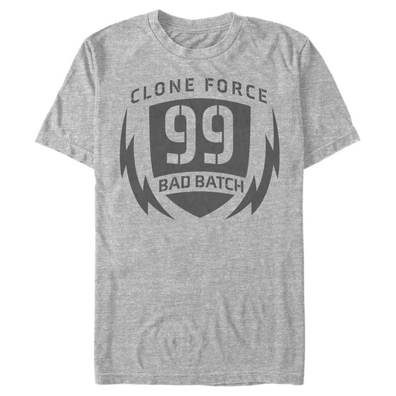 Men's Star Wars: The Bad Batch Clone Force 99 Logo Graphic Tee Athletic Heather X Large