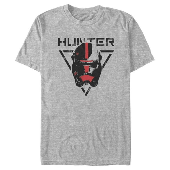 Men's Star Wars: The Bad Batch Hunter  Graphic Tee Athletic Heather X Large
