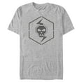 thumbnail image 1 of Men's Star Wars: The Bad Batch Pixel Logo Graphic Tee Athletic Heather Medium, 1 of 5