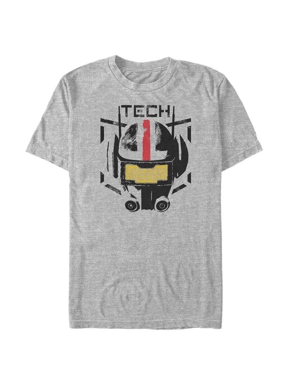 Men's Star Wars: The Bad Batch Tech Graphic Tee Athletic Heather 2X Large
