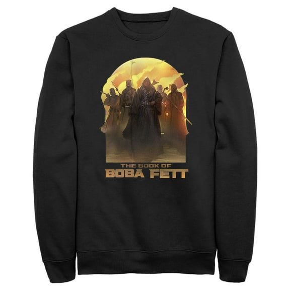 Men's Star Wars: The Book of Boba Fett Desert Leader of the Tusken Raiders  Sweatshirt Black Large