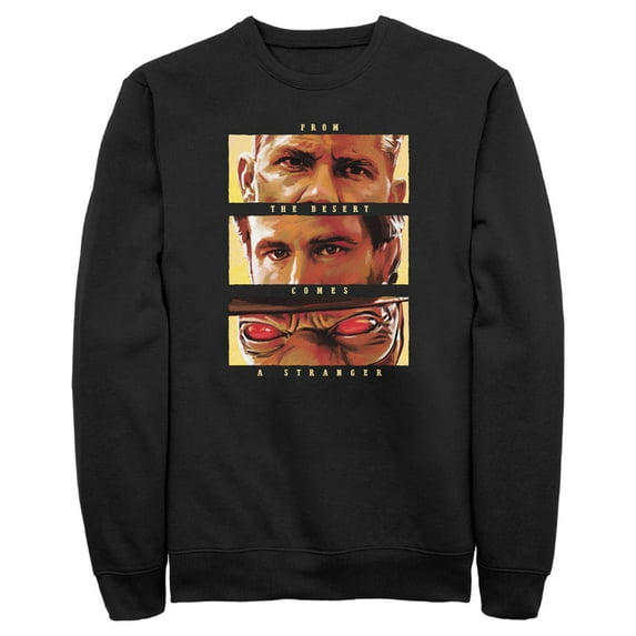 Men's Star Wars: The Book of Boba Fett From the Desert Comes a Stranger Sweatshirt Black Large