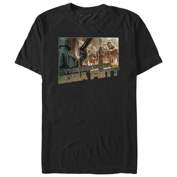 Men's Star Wars: The Book of Boba Fett Hutt Twins To Reclaim Graphic Tee Black X Large