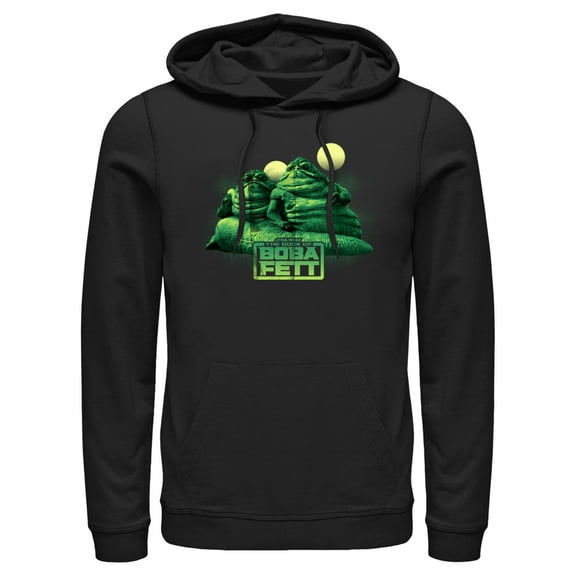 Men's Star Wars: The Book of Boba Fett The Hutt Twins  Pull Over Hoodie Black 2X Large
