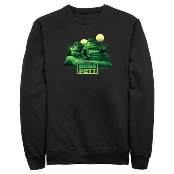 Men's Star Wars: The Book of Boba Fett The Hutt Twins Sweatshirt Black Large
