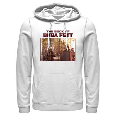 Men's Star Wars: The Book of Boba Fett The Pyke Syndicate  Pull Over Hoodie White Large