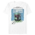 thumbnail image 1 of Men's Star Wars: The Book of Boba Fett Watercolor Logo Graphic Tee White Small, 1 of 5