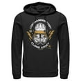 thumbnail image 1 of Men's Star Wars: The Clone Wars Commander Cody Army Head Shot Pull Over Hoodie Black Medium, 1 of 3