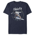 thumbnail image 1 of Men's Star Wars: The Clone Wars Rebel Alliance Ahsoka Graphic Tee Navy Blue 3X Large, 1 of 5