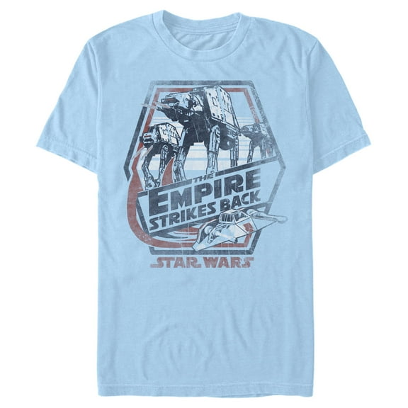 Men's Star Wars: The Empire Strikes Back AT-AT Walkers Distressed Graphic T-Shirt