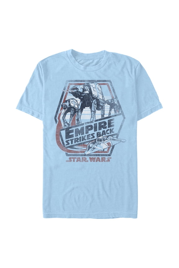 Men's Star Wars: The Empire Strikes Back AT-AT Walkers Distressed Graphic T-Shirt