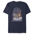thumbnail image 1 of Men's Star Wars: The Empire Strikes Back Distressed Episode 5 Retro Poster  Graphic T-Shirt, 1 of 5