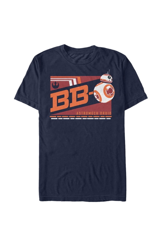 Men's Star Wars The Force Awakens BB-8 Graphic Tee Navy Blue Medium