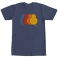 thumbnail image 1 of Men's Star Wars The Force Awakens BB-8 Retro Rainbow  Graphic Tee Navy Blue Small, 1 of 4