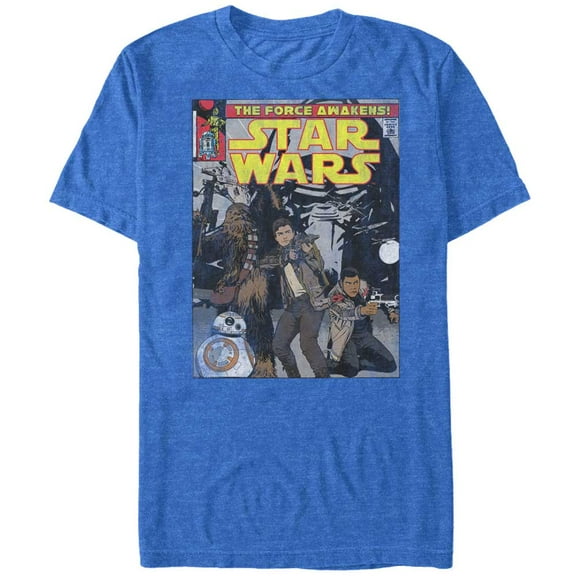 Men's Star Wars Kylo Cover - Heather T-shirt XXX-Large Royal