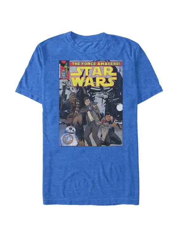 Men's Star Wars Kylo Cover - Heather T-shirt XXX-Large Royal