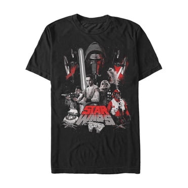 Pyjama Homme Star Wars 2 Pièces - The Force Awakens, Crew Tee & Pant, Noir