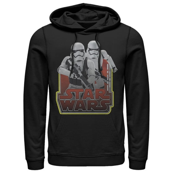 Men's Star Wars The Force Awakens First Order Stormtroopers  Pull Over Hoodie Black Medium