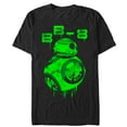 thumbnail image 1 of Men's Star Wars The Force Awakens Halloween BB-8 Drip Graphic Tee Black 2X Large, 1 of 4