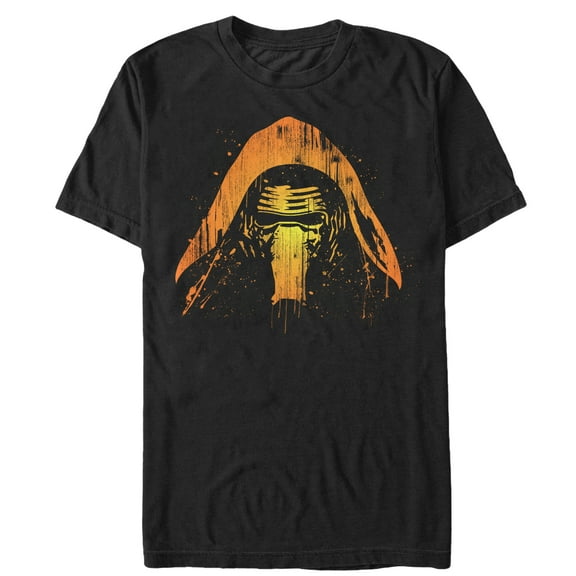 Men's Star Wars The Force Awakens Halloween Kylo Shadows  Graphic Tee Black Medium