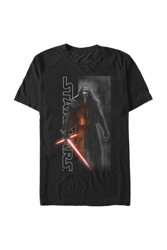 Men's Star Wars The Force Awakens Kylo Ren Awakened Graphic Tee Black 3X Large