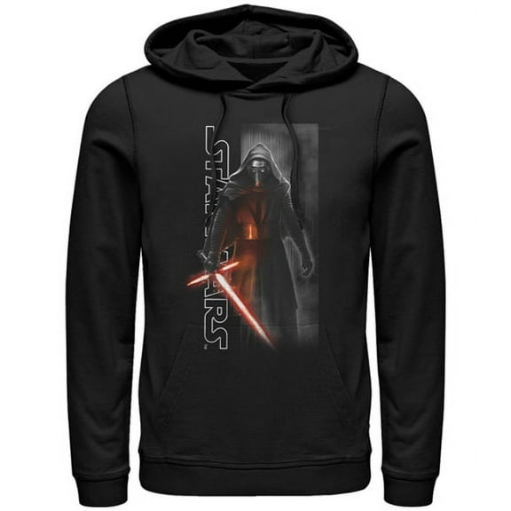 Men's Star Wars The Force Awakens Kylo Ren Awakened Pull Over Hoodie Black Large