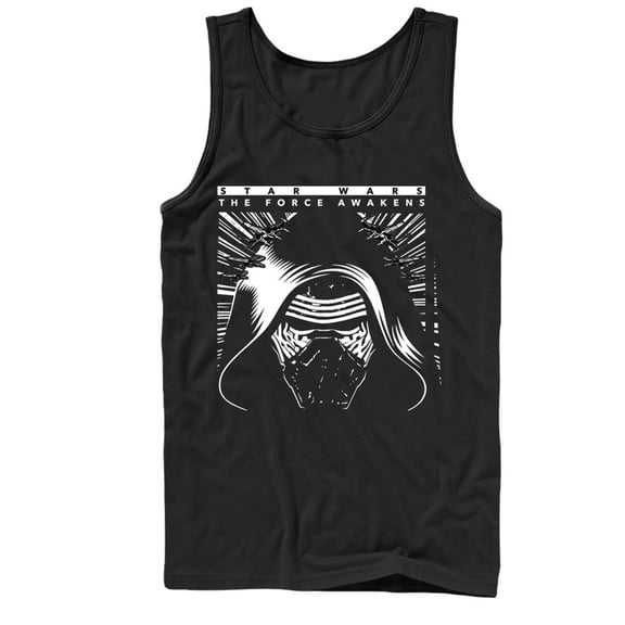 Men's Star Wars The Force Awakens Kylo Ren X-Wings  Tank Top Black 2X Large
