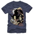 thumbnail image 1 of Men's Star Wars The Force Awakens Light Side and Dark Side  Graphic Tee Navy Blue Heather Large, 1 of 3
