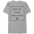 thumbnail image 1 of Men's Star Wars The Force Awakens Rule the Galaxy Graphic Tee Silver 2X Large, 1 of 3