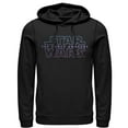 thumbnail image 1 of Men's Star Wars The Force Awakens Starry Logo Pull Over Hoodie Black X Large, 1 of 3