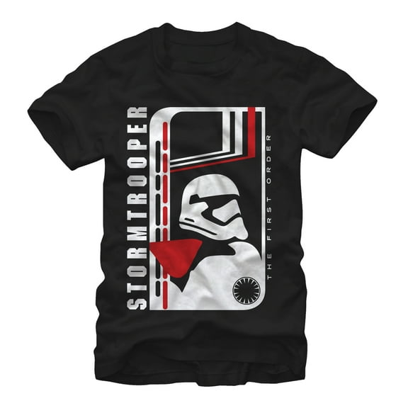 Men's Star Wars The Force Awakens Stormtrooper the First Order  Graphic Tee Black Small