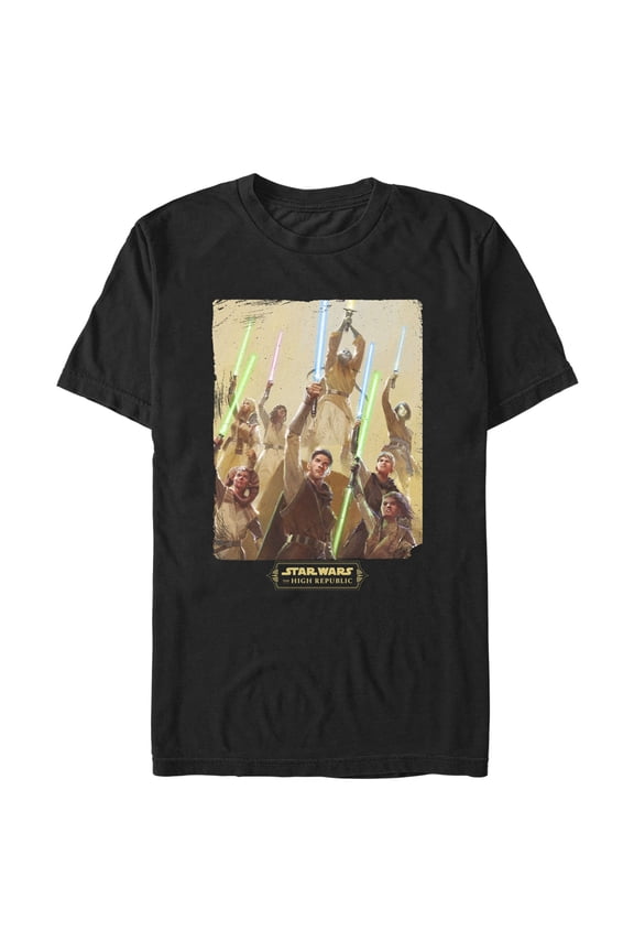 Men's Star Wars The High Republic Jedi Honor Graphic Tee Black Medium