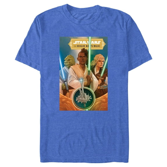 Men's Star Wars The High Republic Jedi There Is No Fear Team Graphic Tee Royal Blue Small