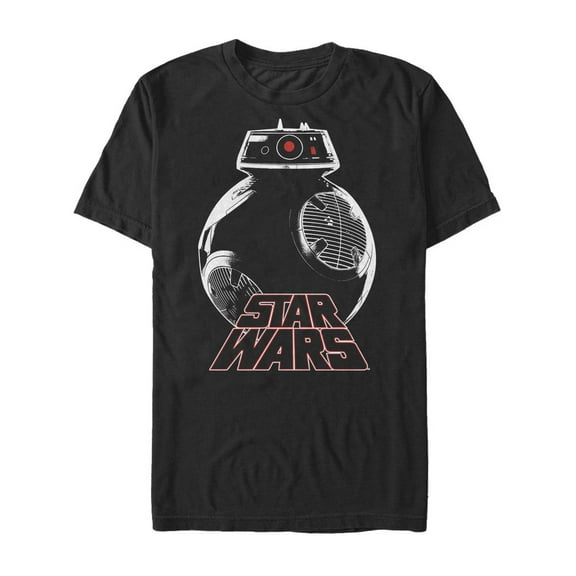 Men's Star Wars The Last Jedi BB-9E Droid  Graphic Tee Black 2X Large