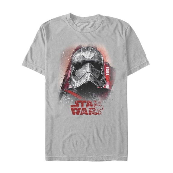 Men's Star Wars The Last Jedi Captain Phasma Graphic Tee Silver Medium