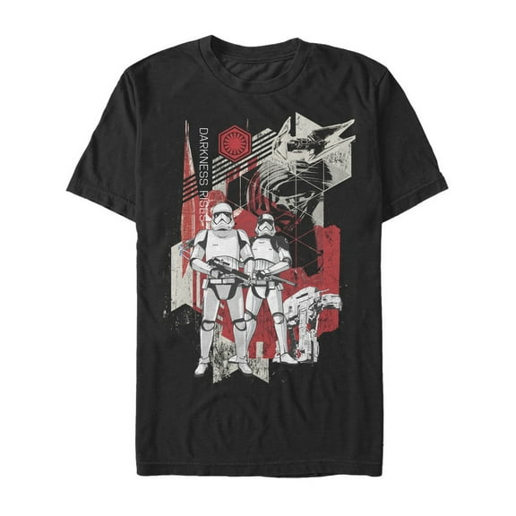 Men's Star Wars The Last Jedi Darkness Rises Graphic Tee Black Small