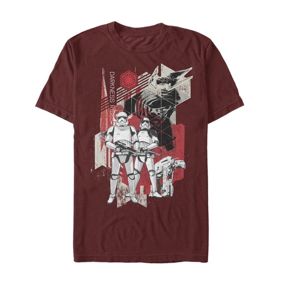 Men's Star Wars The Last Jedi Darkness Rises Graphic Tee Cardinal X Large